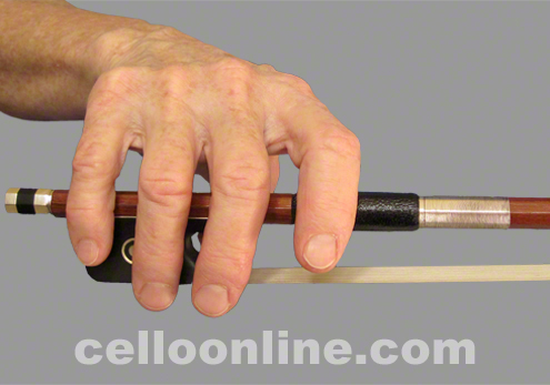 cello bow hold 