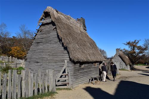 Modest timber-framed homes 