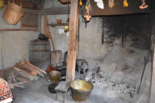 Interior of house - cooking area 