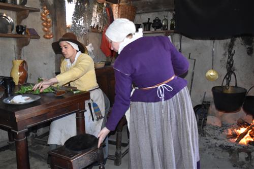 Pilgrim Women Cooking 