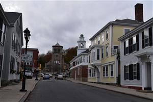 Leyden Street named after a town in Holland, where many Pilgrims lived before leaving for the New World 