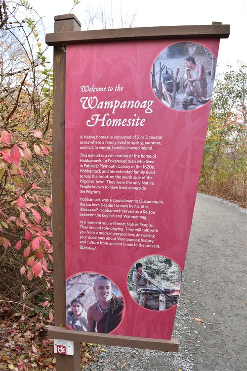 Entrance to a Wampanoag Homesite 