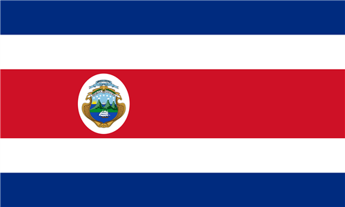 Flag of Costa Rica 